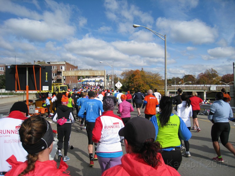 2014 NYRR Marathon 0212.jpg - The 2014 New York Marathon on November 2nd. A cold and blustery day.